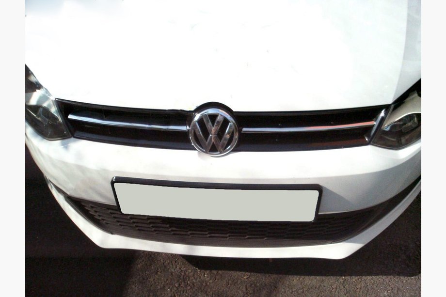 Volkswagen Polo 2010–2017 HB režģa uzlikas (2009-2013, 2 gab., nerūsējošais tērauds) Image