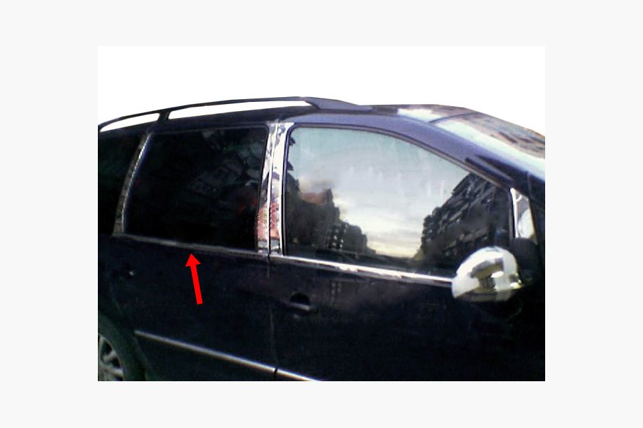 Ford Galaxy 1995–2006 Logu apmales (4 gab., nerūsējošais tērauds) Foto 4