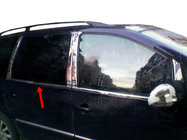 Volkswagen Sharan 1995–2010 Logu apmales (4 gab., nerūsējošais tērauds) OmsaLine – itāļu nerūsējošais tērauds foto 4