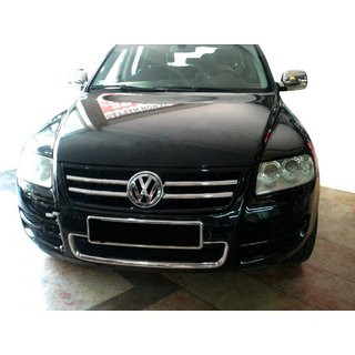 Radiatora restes uzlikas (4 gab., nerūsējošais tērauds) Volkswagen Touareg 2002–2010 foto 1