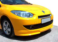 Renault Fluence 2009–2016 Priekšējā apakšējā spoilerlūpa (krāsošanai) foto 1