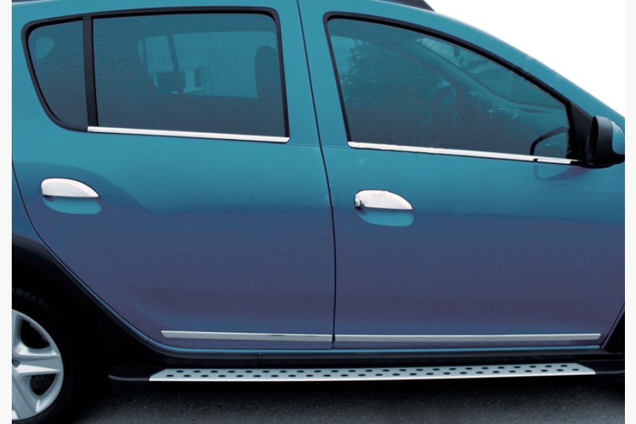 Renault Logan II 2013–2022 Durvju rokturu uzlikas (4 gab., nerūs.) Carmos - turku teras Image