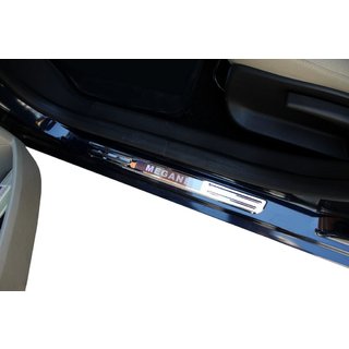 Bezvadu sliekšņu uzlikas ar apgaismojumu (2 gab., nerūsējošais tērauds) Renault Megane I 1996–2004