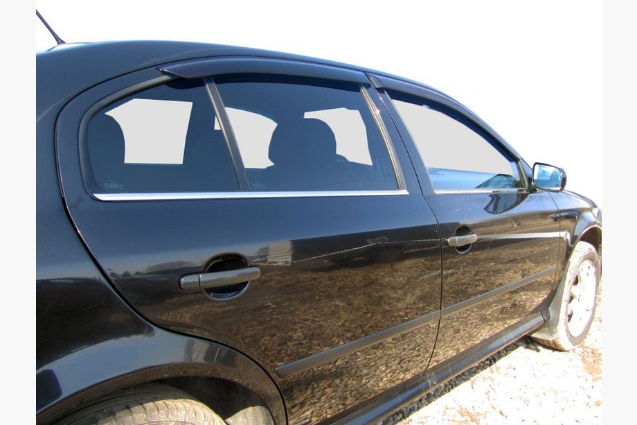 Skoda Octavia I Tour A4 1996–2010 Logu apmales (4 gab., nerūsējošais tērauds) Image