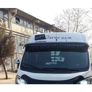 Vējstikla vizieris (melns spīdīgs, 5 mm) Peugeot Boxer 2006–2025 foto 2