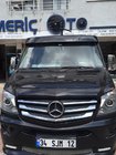 Mercedes Sprinter W906 2006–2018 Vējstikla vizieris ar rāmi V1 (melns spīdīgs, 5 mm) foto 2