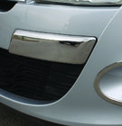 Renault Megane III 2009–2016 Priekšējā bampera stūra uzlikas 2008-2011 (nerūsējošais tērauds) foto 2