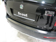 Skoda Octavia II A5 2010–2013 Aizmugurējā bampera uzlika Nataniko (nerūsējošais tērauds) Liftbeks foto 2