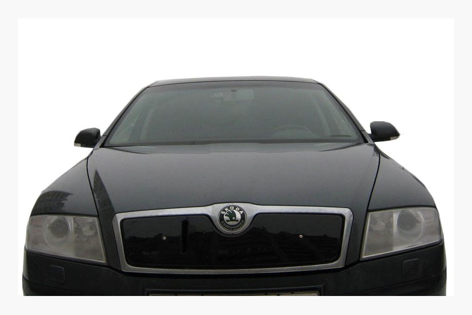 Skoda Octavia II A5 2006–2010 Ziemas pārsegs radiatora restei (augšējais) Matēta Foto 4