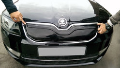 Skoda Octavia III A7 2013–2019 Ziemas aizsegs radiatora restei (2013-2017) spīdīgs foto 3