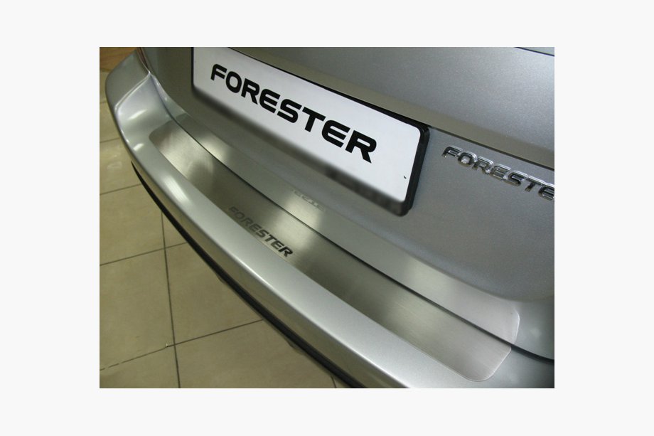 Subaru Forester 2008–2013 Aizmugurējā bufera uzlika NataNika (nerūsējošais tērauds) Image