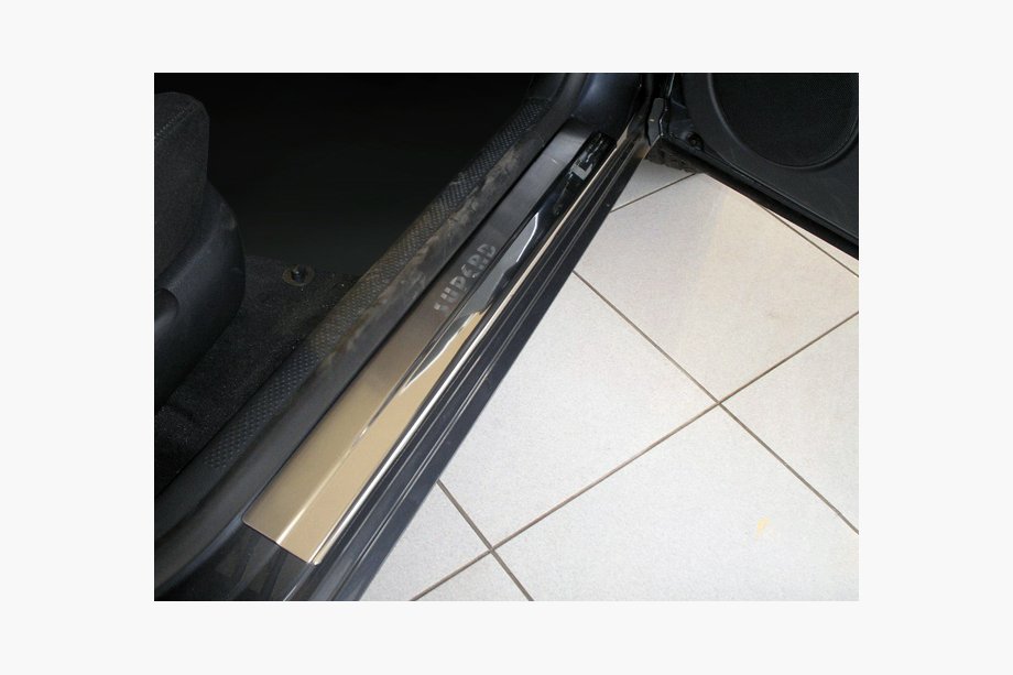 Skoda Superb 2001–2009 Sliekšņu uzlikas Nataniko (4 gab., nerūsējošais tērauds) Premium - 3M līmlente, 0,8 mm Image