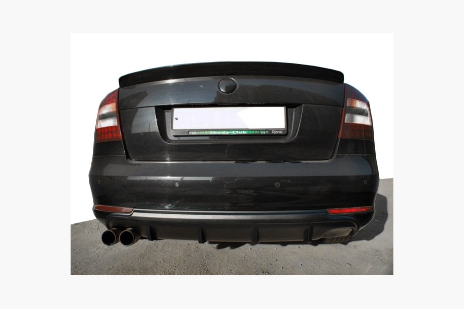 Skoda Octavia II A5 2010–2013 JAUNUMS!!! Aizmugurējais difuzors (krāsošanai) Image