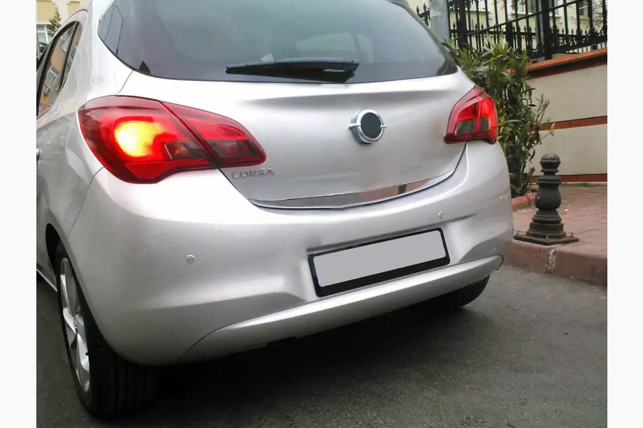 Opel Corsa E 2015–2019 Bagāžnieka malas uzlika (nerūsējošais tērauds) Image