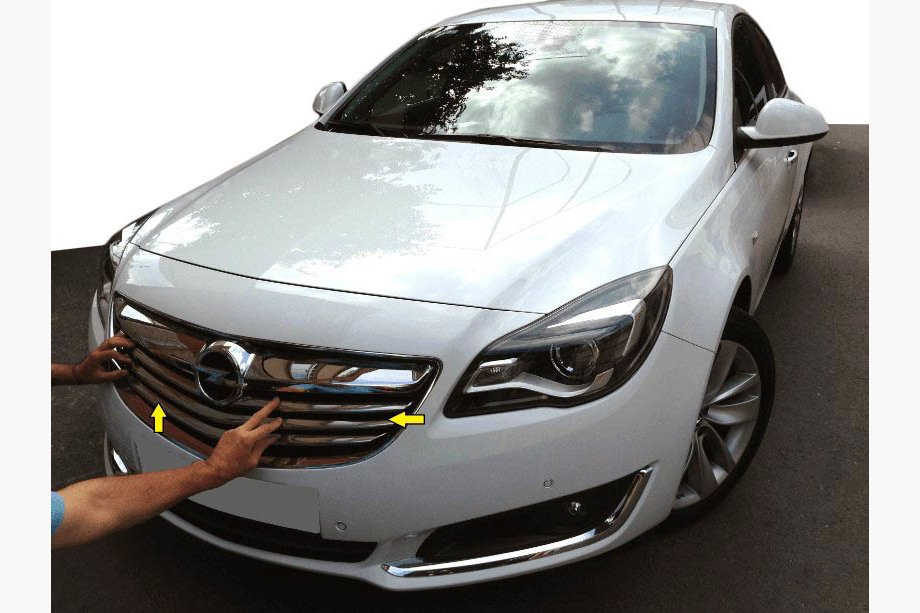 Opel Insignia 2008–2017 Radiatora režģa uzlikas (nerūsējošais tērauds) Image