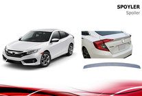 Honda Civic Sedans X 2016–2021 Spoileris Niken V1 (paredzēts krāsošanai) foto 1