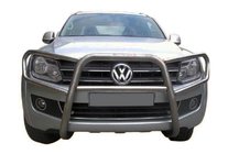 Volkswagen Amarok 2010–2022 Priekšējais aizsargstienis WT011 (nerūsējošais tērauds) foto 1