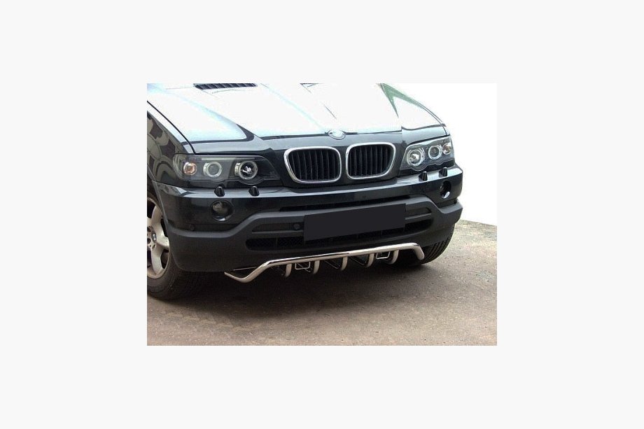 BMW X5 E53 1999–2006 Priekšējais aizsargstienis WT019 (nerūsējošais tērauds) Image