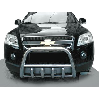 Priekšējais aizsargstienis QT006 (nerūsējošais tērauds) Chevrolet Captiva 2006–2019 foto 2
