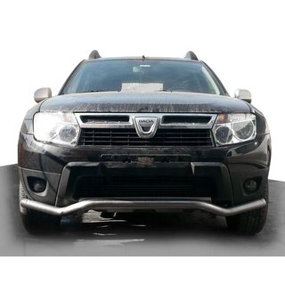 Priekšējais aizsargstienis ST012 (nerūsējošais tērauds) Dacia Duster 2008–2018
