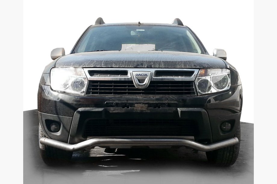 Dacia Duster 2008–2018 Priekšējais aizsargstienis ST012 (nerūsējošais tērauds) Image