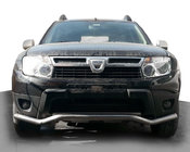 Dacia Duster 2008–2018 Priekšējais aizsargstienis ST012 (nerūsējošais tērauds) foto 1