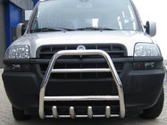 Fiat Doblo I 2001–2005 Priekšējais kengurstienis QT007 (nerūsējošais tērauds) foto 1