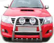 Toyota Hilux 2006–2015 Kengurbārs QT007 (nerūsējošais tērauds) foto 1
