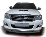 Toyota Hilux 2006–2015 Priekšējais aizsargstienis ST014-1 (nerūs. tērauds) foto 1