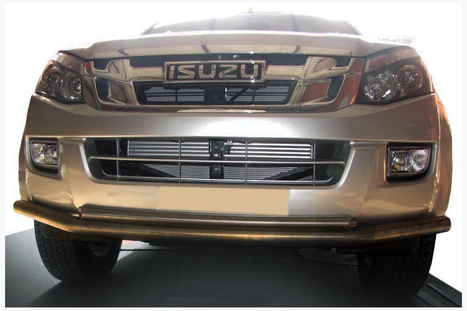 Isuzu D-Max 2011–2019 Priekšējais aizsargstienis ST014 (nerūsējošais tērauds) Image
