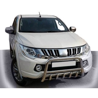 Priekšējais bullbar WT003 (nerūsējošais tērauds) foto 1