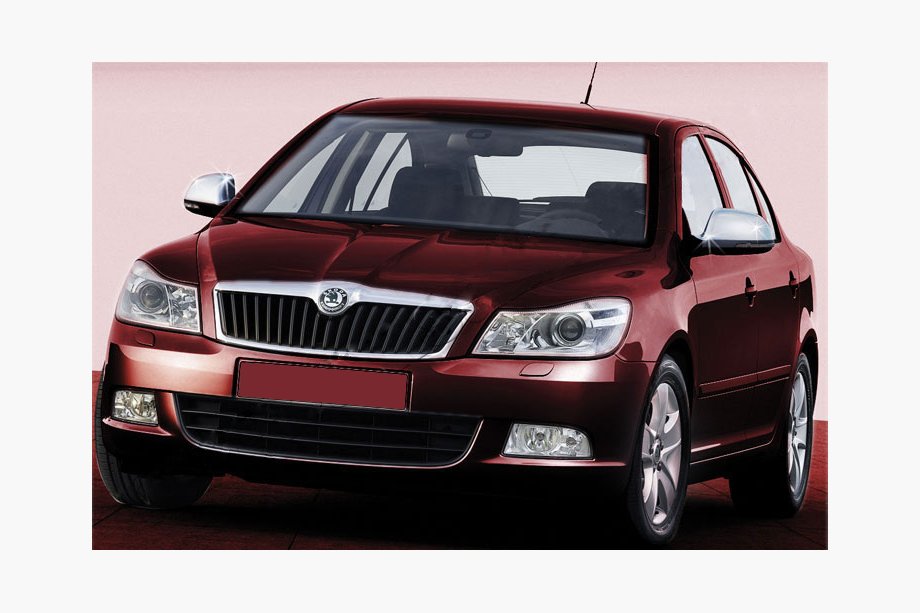 Skoda Octavia II A5 2010–2013 Hroma uzlikas spoguļiem (2 gab., nerūsējošais tērauds) Image
