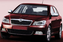 Skoda Octavia II A5 2010–2013 Hroma uzlikas spoguļiem (2 gab., nerūsējošais tērauds) foto 1