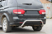 SsangYong Kyron 2005–2014 Aizmugurējā aizsargstieņa caurule AK007 (nerūsējošais tērauds) foto 3