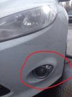 Ford Focus III 2011–2017 Hromēti miglas lukturu uzlikas (2 gab., plastmasa) foto 5