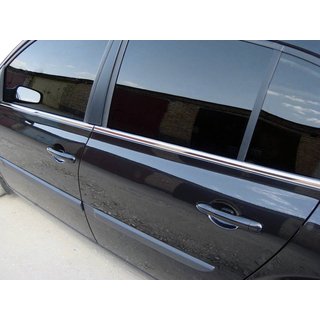 Ārējās logu apmales (4 gab., nerūsējošais tērauds) Renault Megane II 2004–2009 foto 1