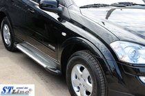 SsangYong Kyron 2005–2014 Sānu sliekšņi King (2 gab., alumīnijs) foto 8