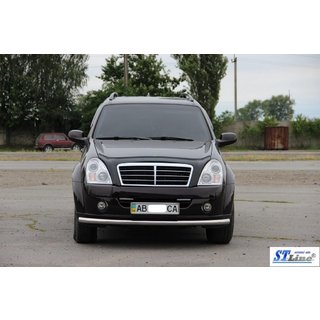 Priekšējais ķengurtaisnis ST008 (nerūsējošais tērauds) SsangYong Rexton I 2001–2017 foto 3