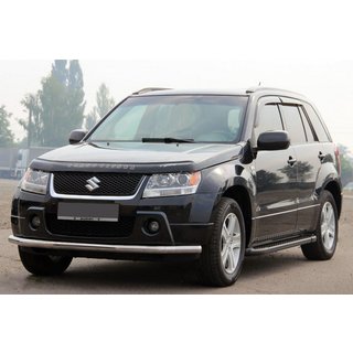 Priekšējais aizsargstienis ST008 (nerūsējošais tērauds) Suzuki Grand Vitara 2005–2017 foto 1