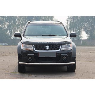 Priekšējais aizsargstienis ST008 (nerūsējošais tērauds) Suzuki Grand Vitara 2005–2017 foto 2