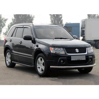 Priekšējais aizsargstienis ST008 (nerūsējošais tērauds) Suzuki Grand Vitara 2005–2017 foto 3