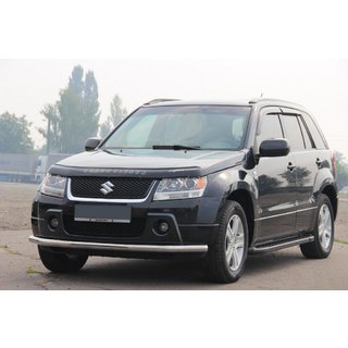Priekšējais aizsargstienis ST008 (nerūsējošais tērauds) Suzuki Grand Vitara 2005–2017 foto 4