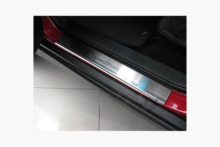 SsangYong Korando 2010–2019 Sliekšņu uzlikas Nataniko (4 gab., nerūsējošais tērauds) Standarta - Lohmann līmlente, 0,5 mm Image