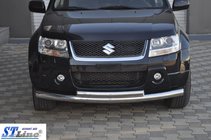 Suzuki Grand Vitara 2005–2017 Priekšējais dubultais aizsargstienis 60/42 mm (nerūsējošais tērauds) foto 5
