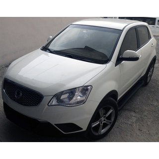 Sānu sliekšņi Allmond Black (2 gab., alumīnijs) foto 2