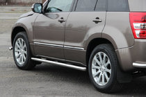 Suzuki Grand Vitara 2005–2017 Sānu caurules BB001 (2 gab., nerūsējošais tērauds) foto 1