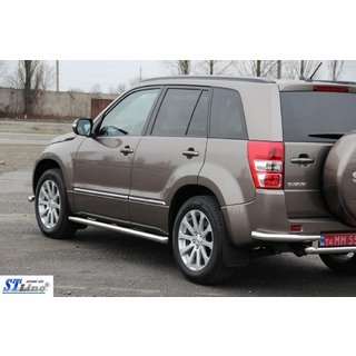 Sānu caurules BB001 (2 gab., nerūsējošais tērauds) Suzuki Grand Vitara 2005–2017 foto 2