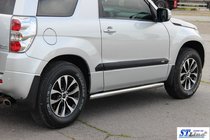 Suzuki Grand Vitara 2005–2017 Sānu caurules BB001 (2 gab., nerūsējošais tērauds) foto 6