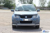 Suzuki Grand Vitara 2005–2017 Priekšējais dubultais aizsargstienis 60/42 mm (nerūsējošais tērauds) foto 10