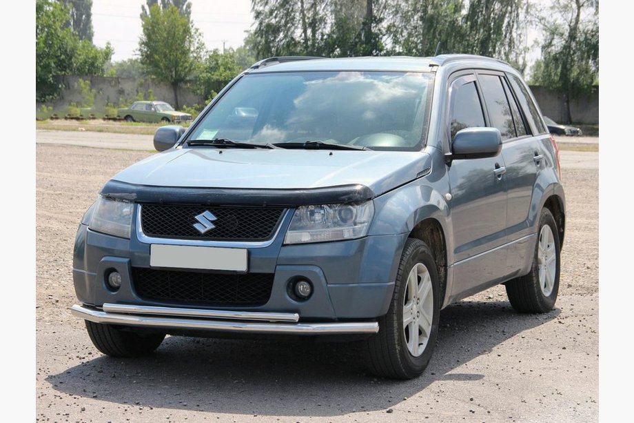Suzuki Grand Vitara 2005–2017 Priekšējais dubultais aizsargstienis 60/42 mm (nerūsējošais tērauds) Image